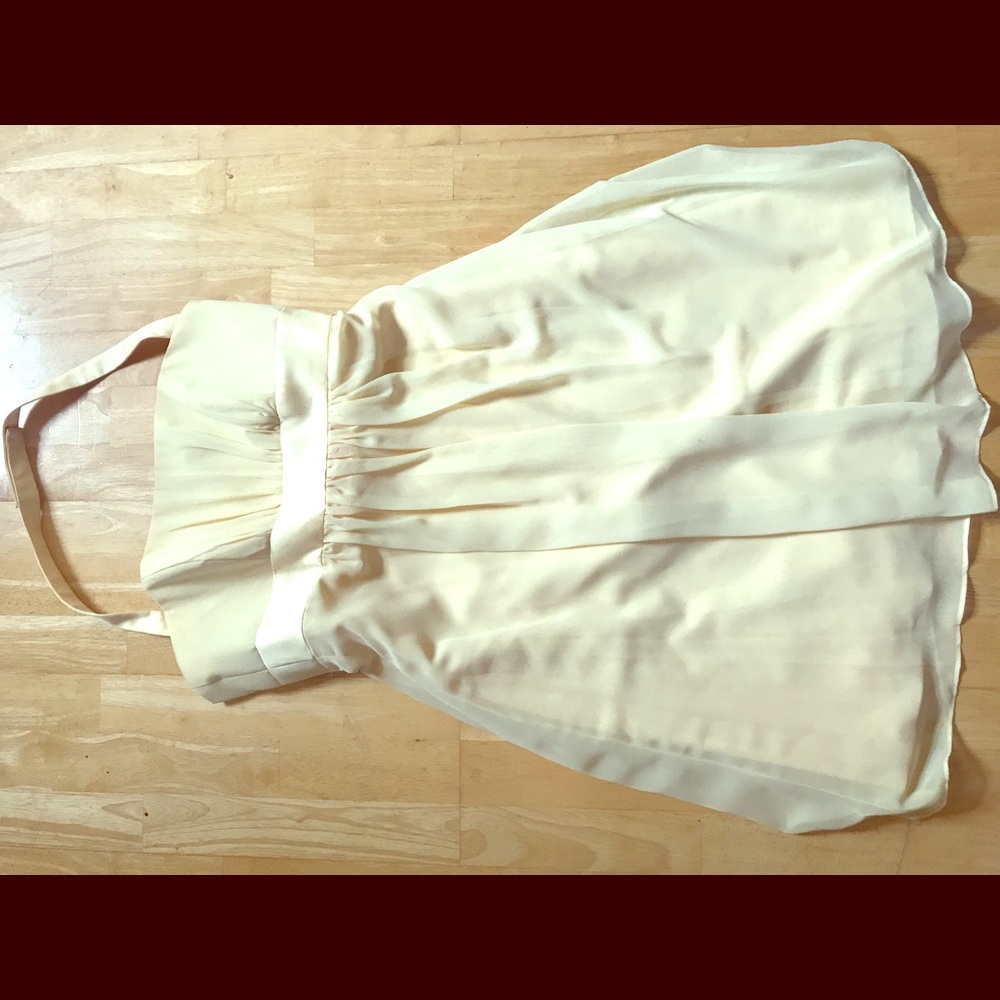 Yellow Alfred Angelo Bridesmaid Dress